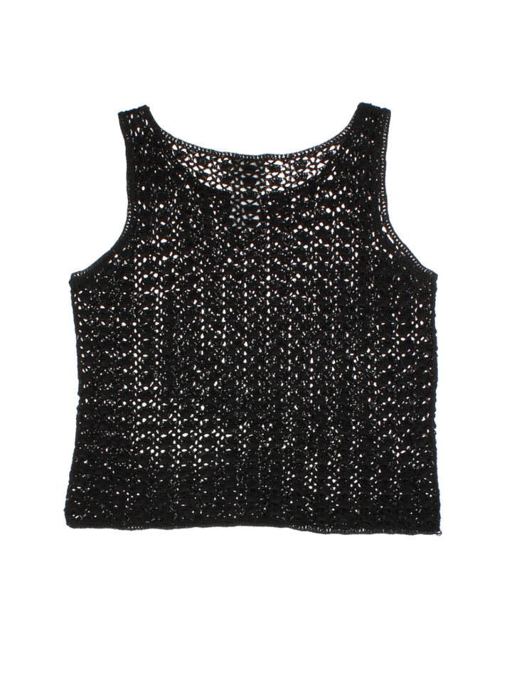 Laura Ashely Crochet Tank Top (Size XXS)