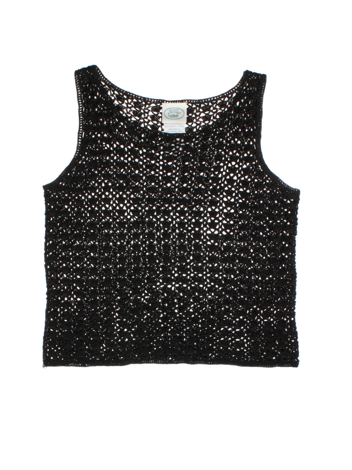 Laura Ashely Crochet Tank Top (Size XXS)