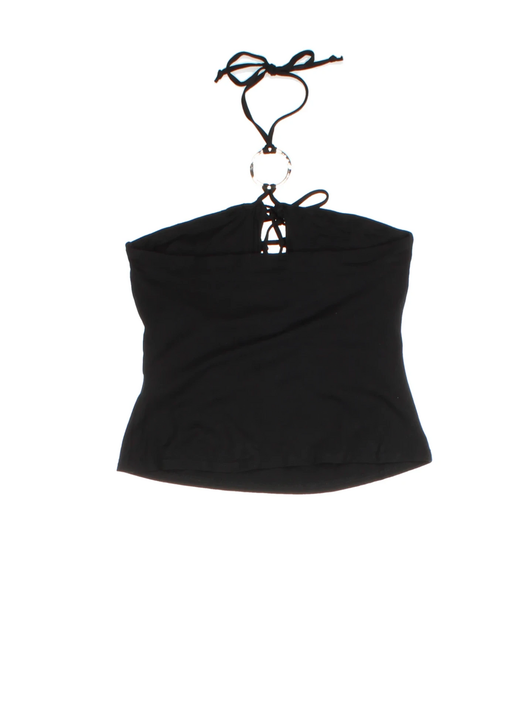 Y2K Cut Out Halterneck Top (Size XXS)