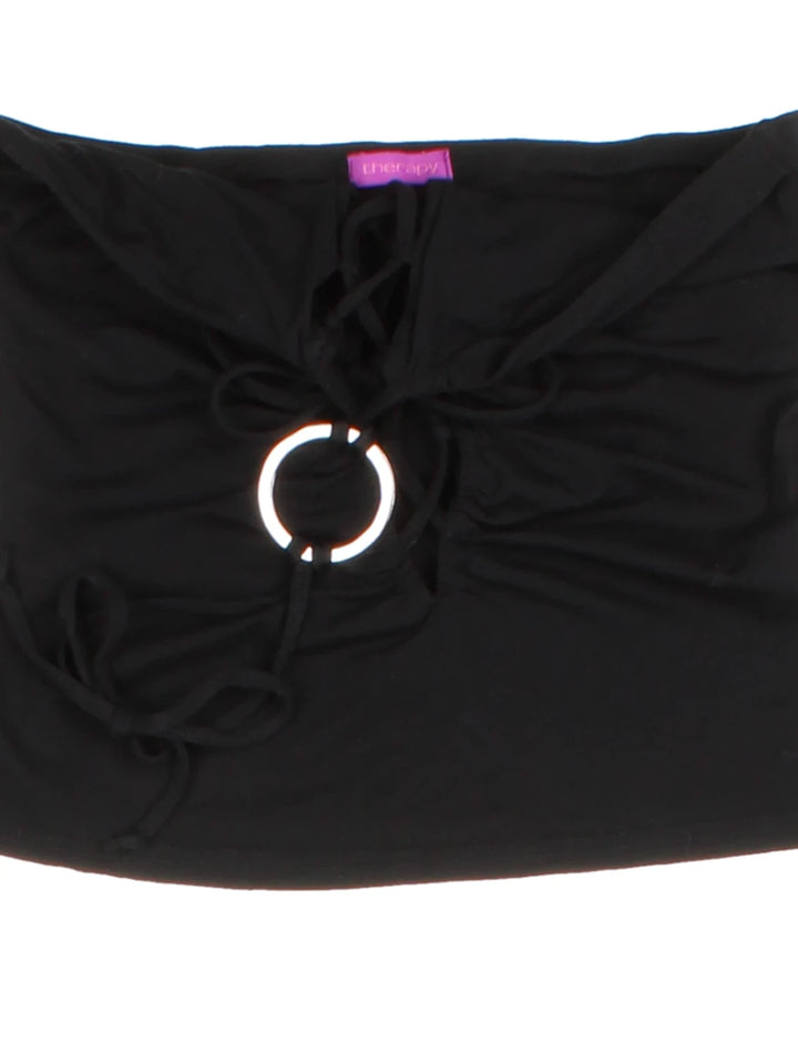 Y2K Cut Out Halterneck Top (Size XXS)