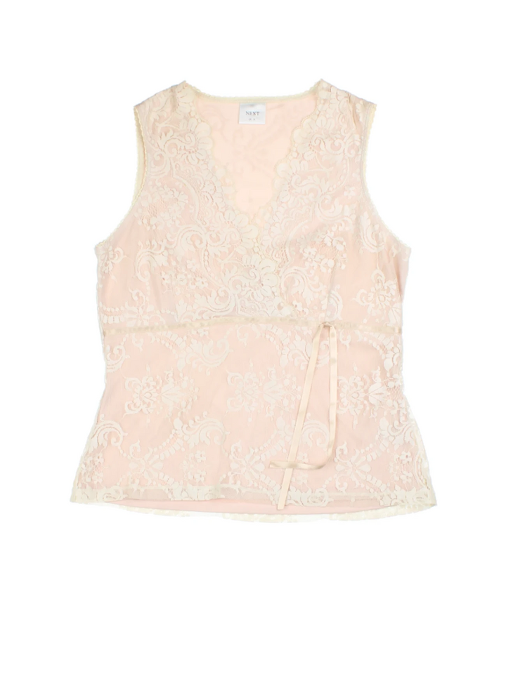 Y2K Lace Top (Size S)