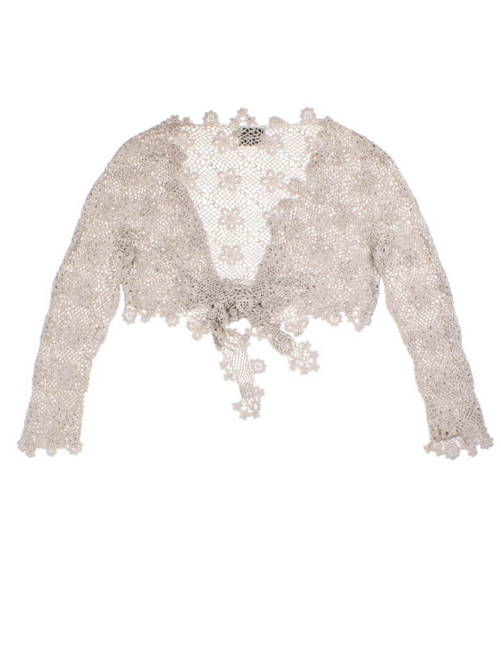 Y2K Crochet Cardigan (Size XS)