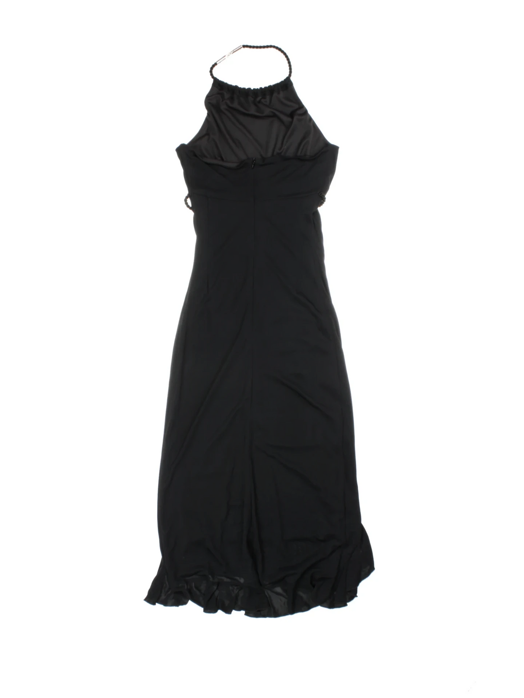 Y2K Karen Millen Halter Neck Midi Dress (Size XXS)