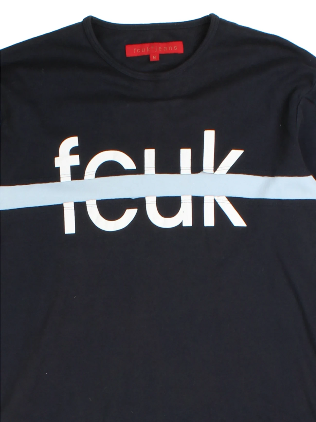 Y2K FCUK Graphic T-Shirt (Size M)