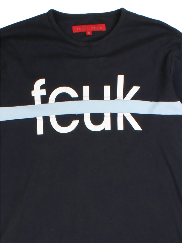Y2K FCUK Graphic T-Shirt (Size M)