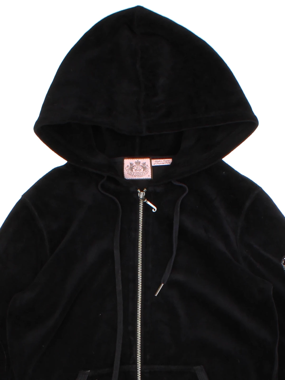 Y2K Juicy Couture Velour Hoodie (Size XS)