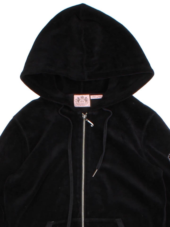 Y2K Juicy Couture Velour Hoodie (Size XS)