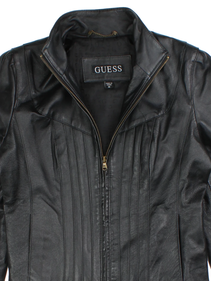 Guess Leather Jacket (Size XXS)