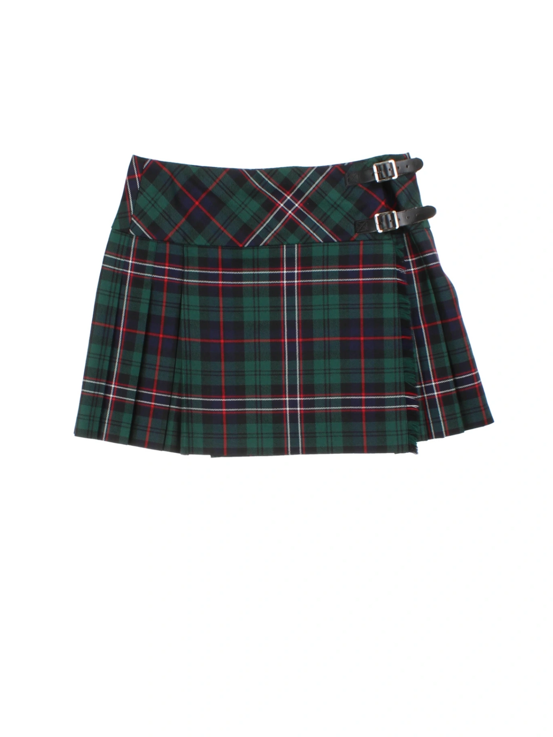Y2K Kilt Mini Skirt (Size M)
