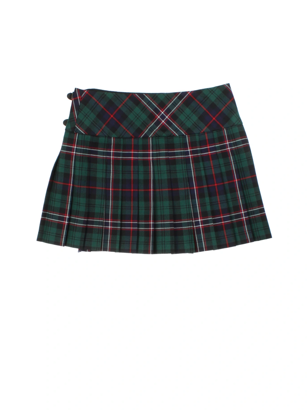 Y2K Kilt Mini Skirt (Size M)