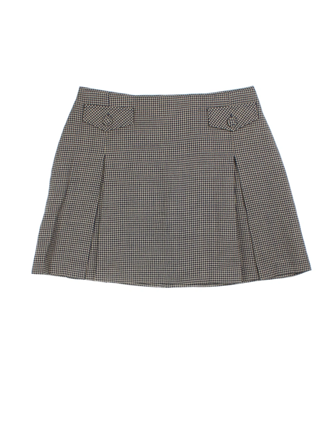 Y2K Checkered Mini Skirt (Size L)