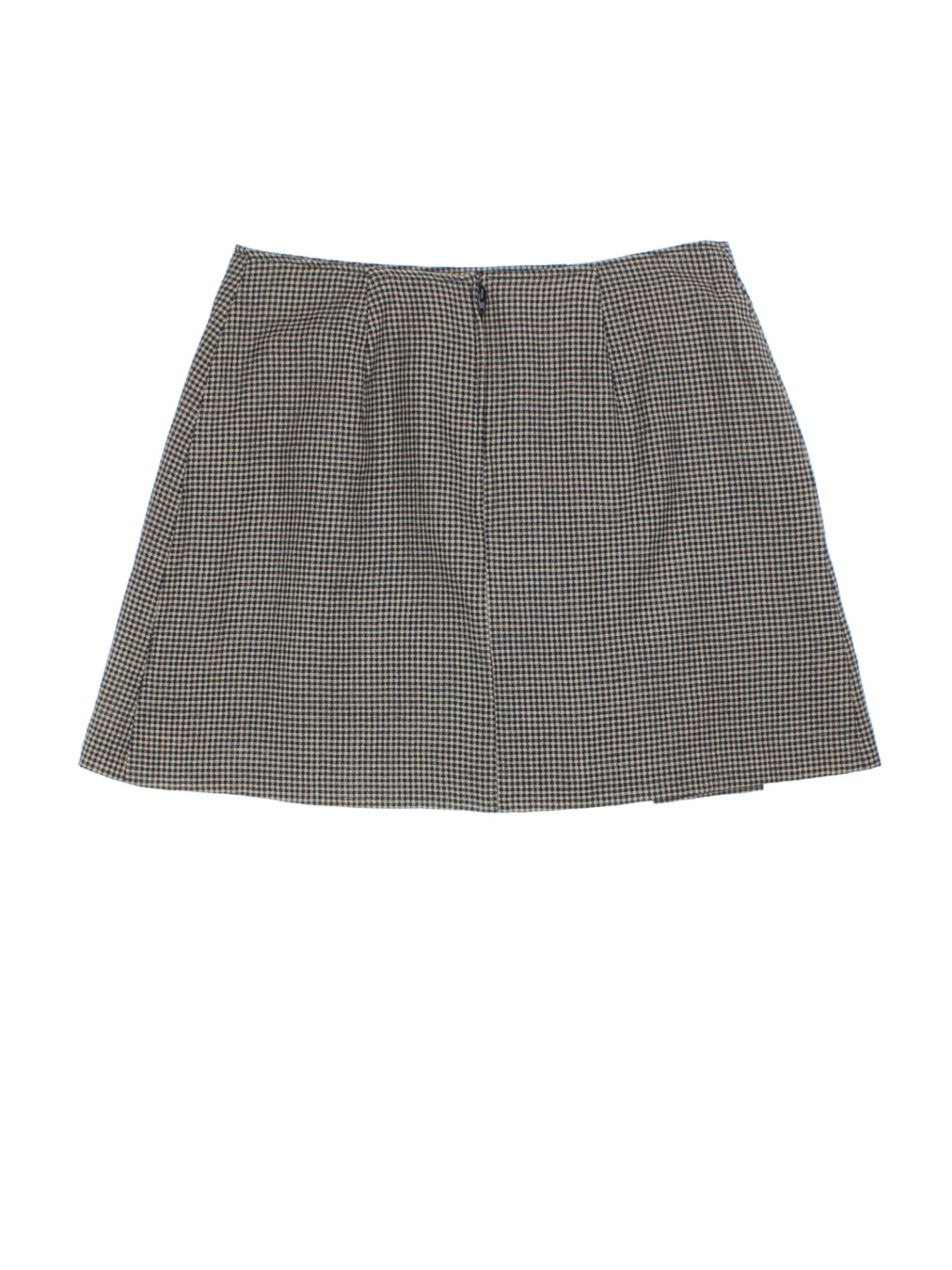 Y2K Checkered Mini Skirt (Size L)