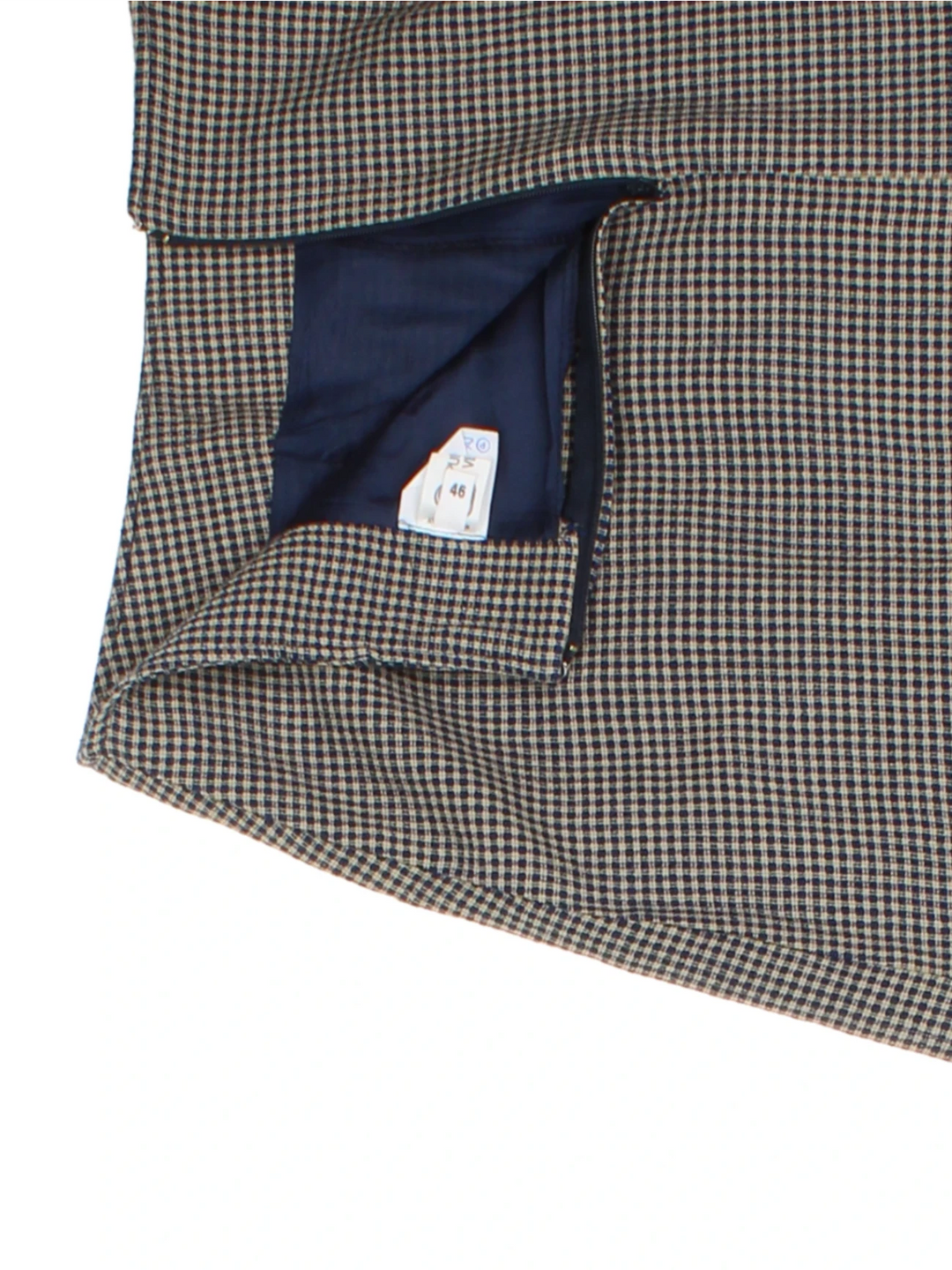 Y2K Checkered Mini Skirt (Size L)