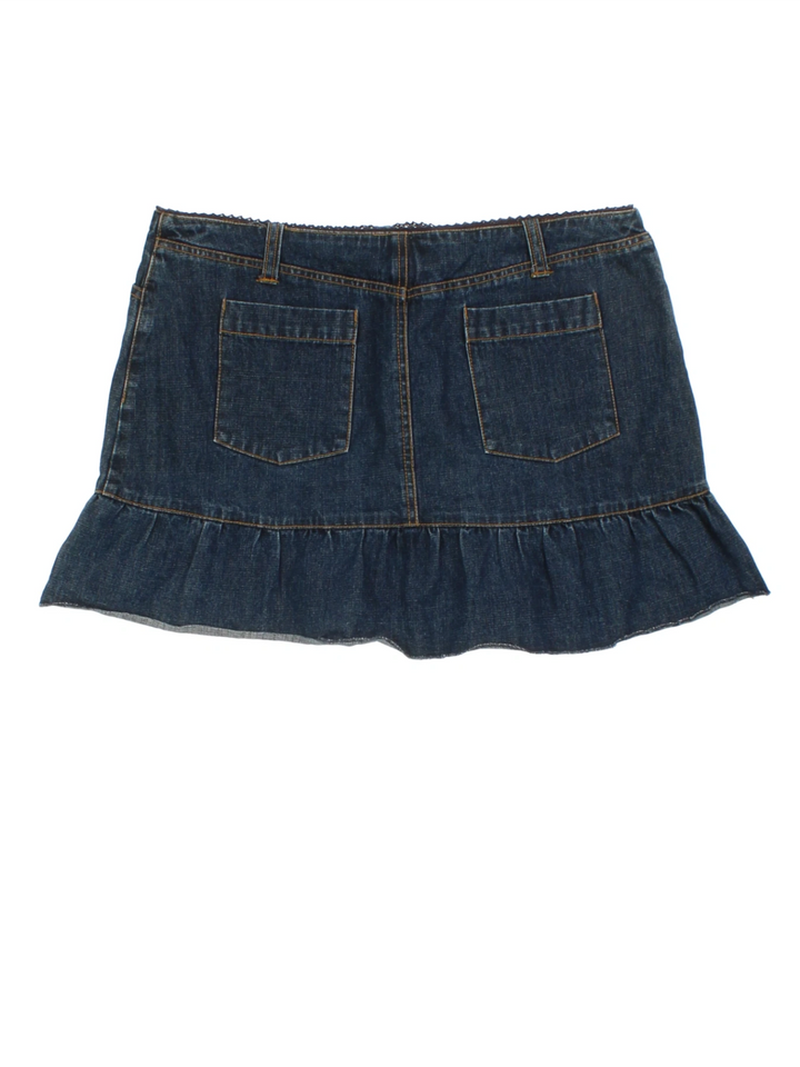 Y2K Naf Naf Denim Skirt (Size M)