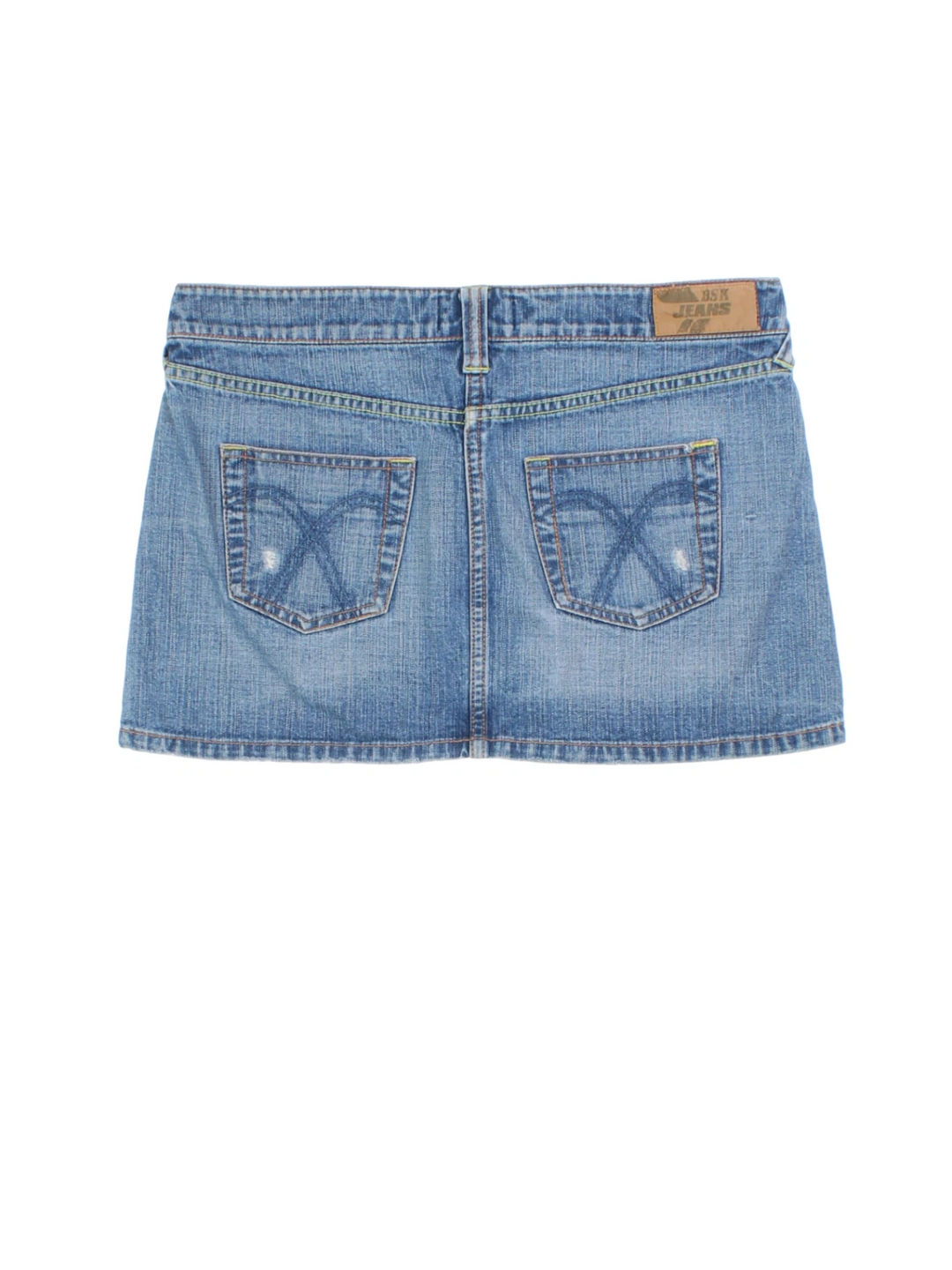 Y2K Denim Mini Skirts (Size S)