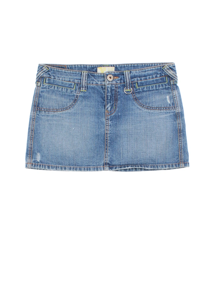 Y2K Denim Mini Skirts (Size S)