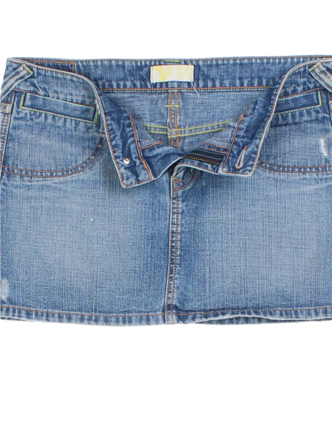 Y2K Denim Mini Skirts (Size S)