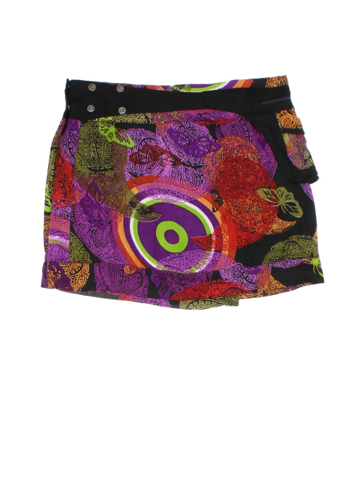 Y2K Festival Wrap Mini Skirt (Size XL)