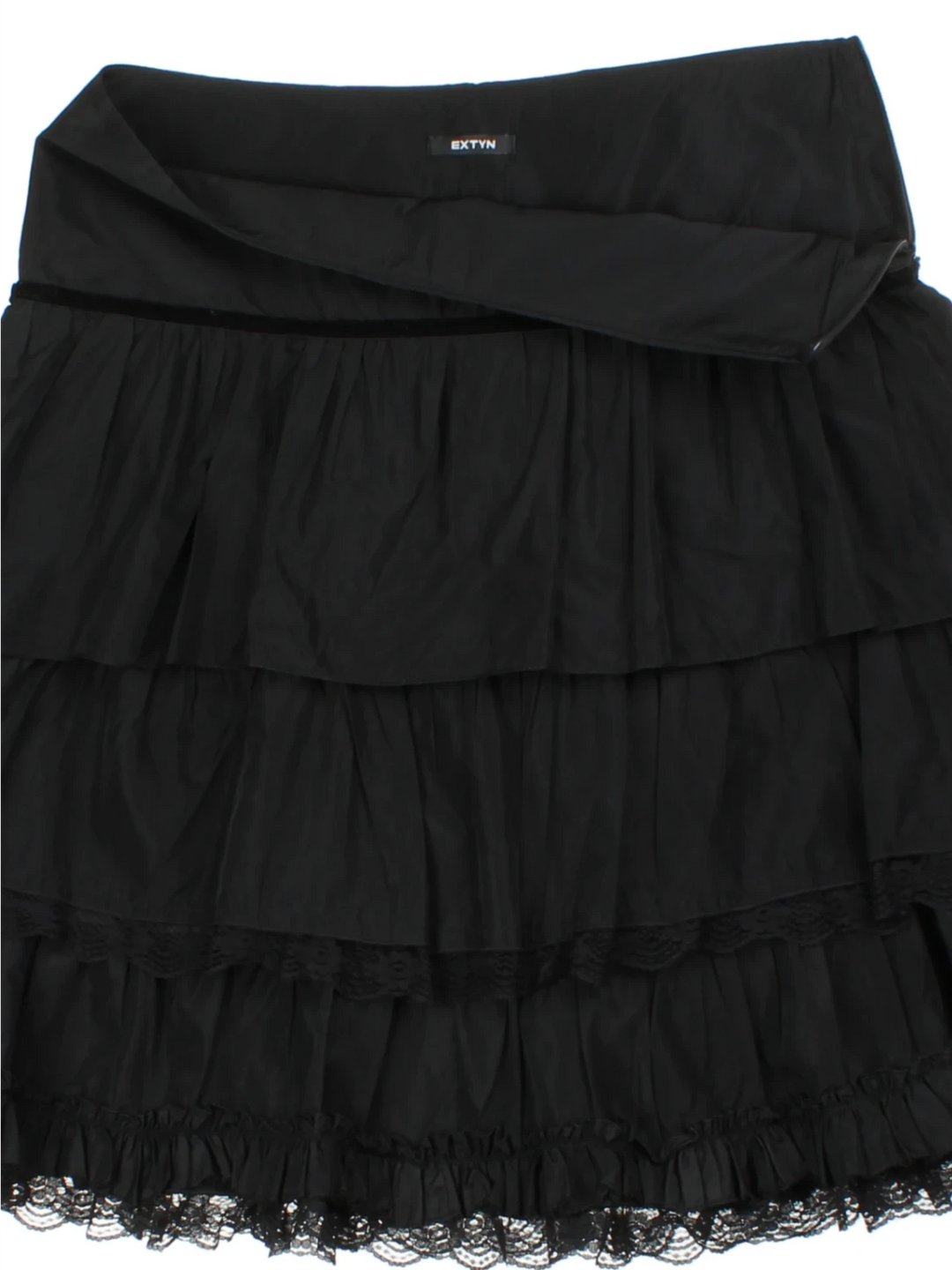 Y2K Layered Mini Skirt (Size L)