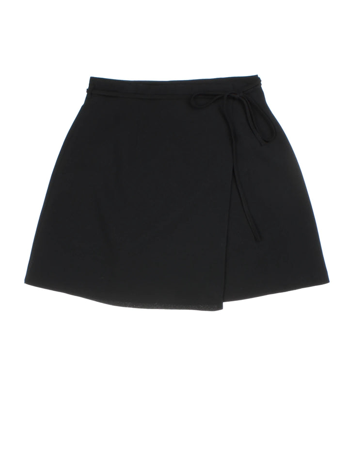Y2K Wrap Mini Skirt (Size XS)