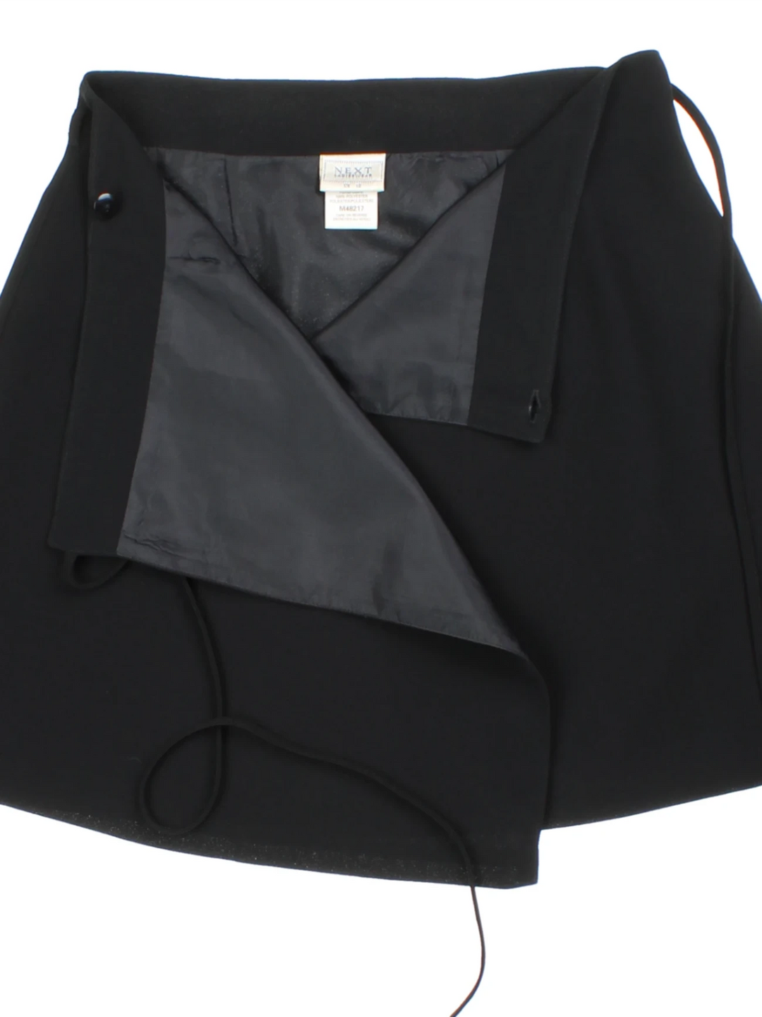 Y2K Wrap Mini Skirt (Size XS)