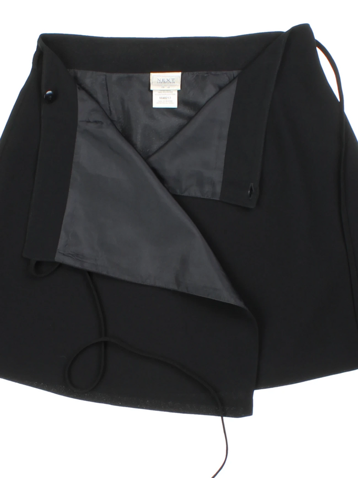 Y2K Wrap Mini Skirt (Size XS)