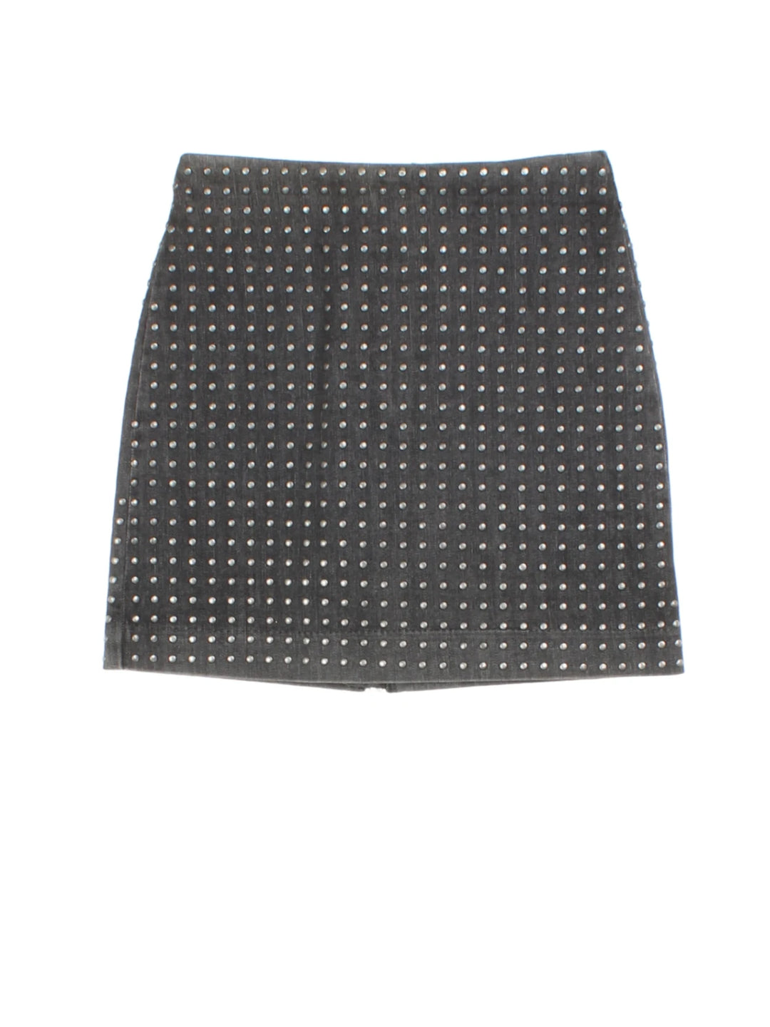 Y2K All Saints Studded Mini Skirt (Size XXS)