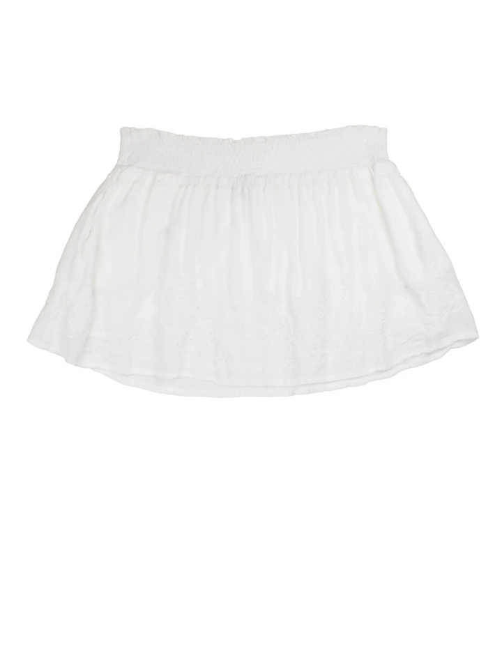 Y2K Broderie Anglaise Mini Skirt (Size M)