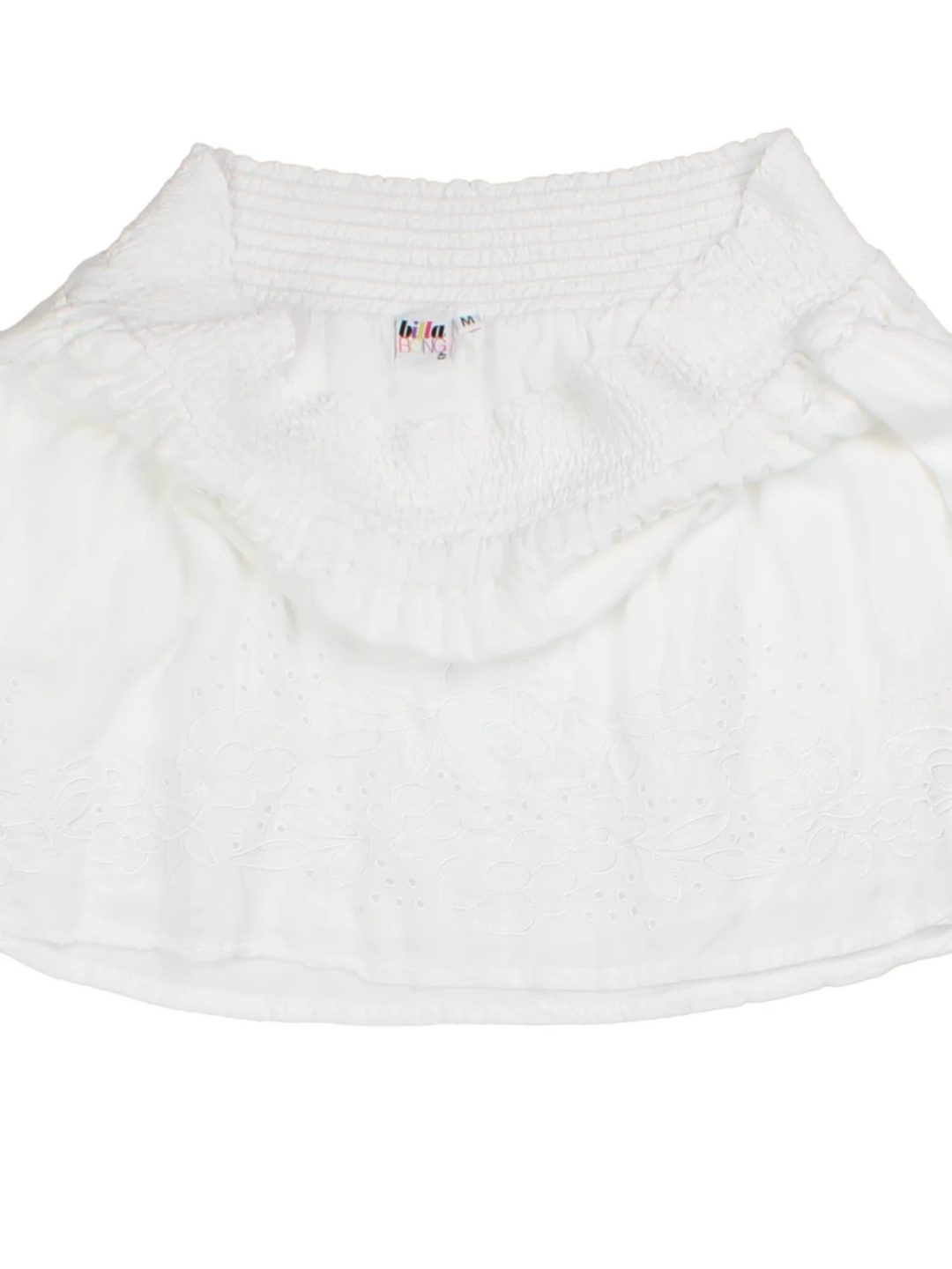 Y2K Broderie Anglaise Mini Skirt (Size M)