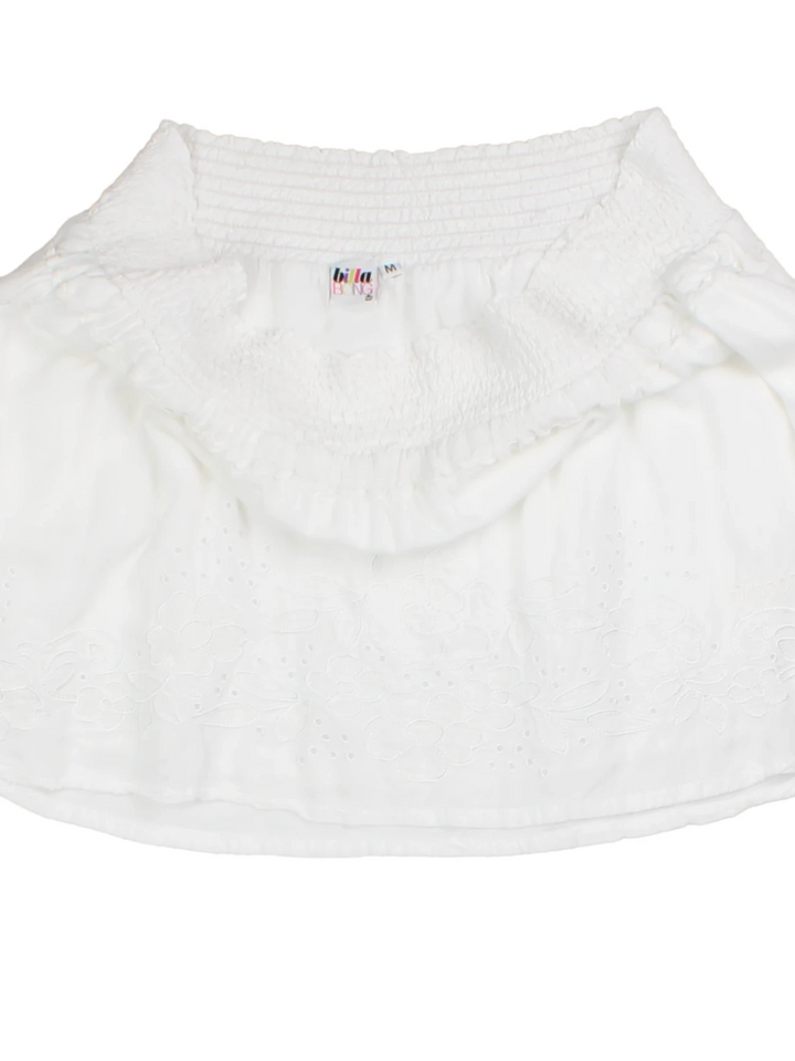 Y2K Broderie Anglaise Mini Skirt (Size M)