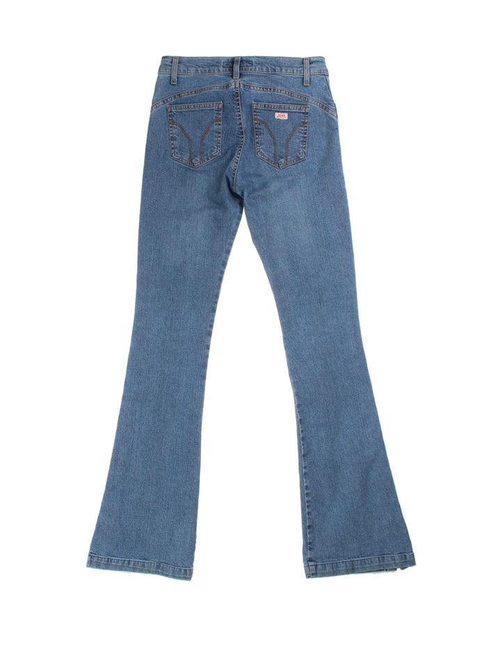 Y2K MIss Sixty Studded Flared Jeans (Size XS)