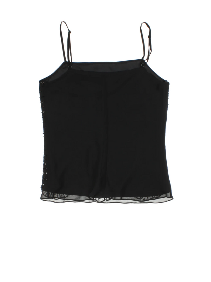 Y2K Sequin Cami Top (Size XS)