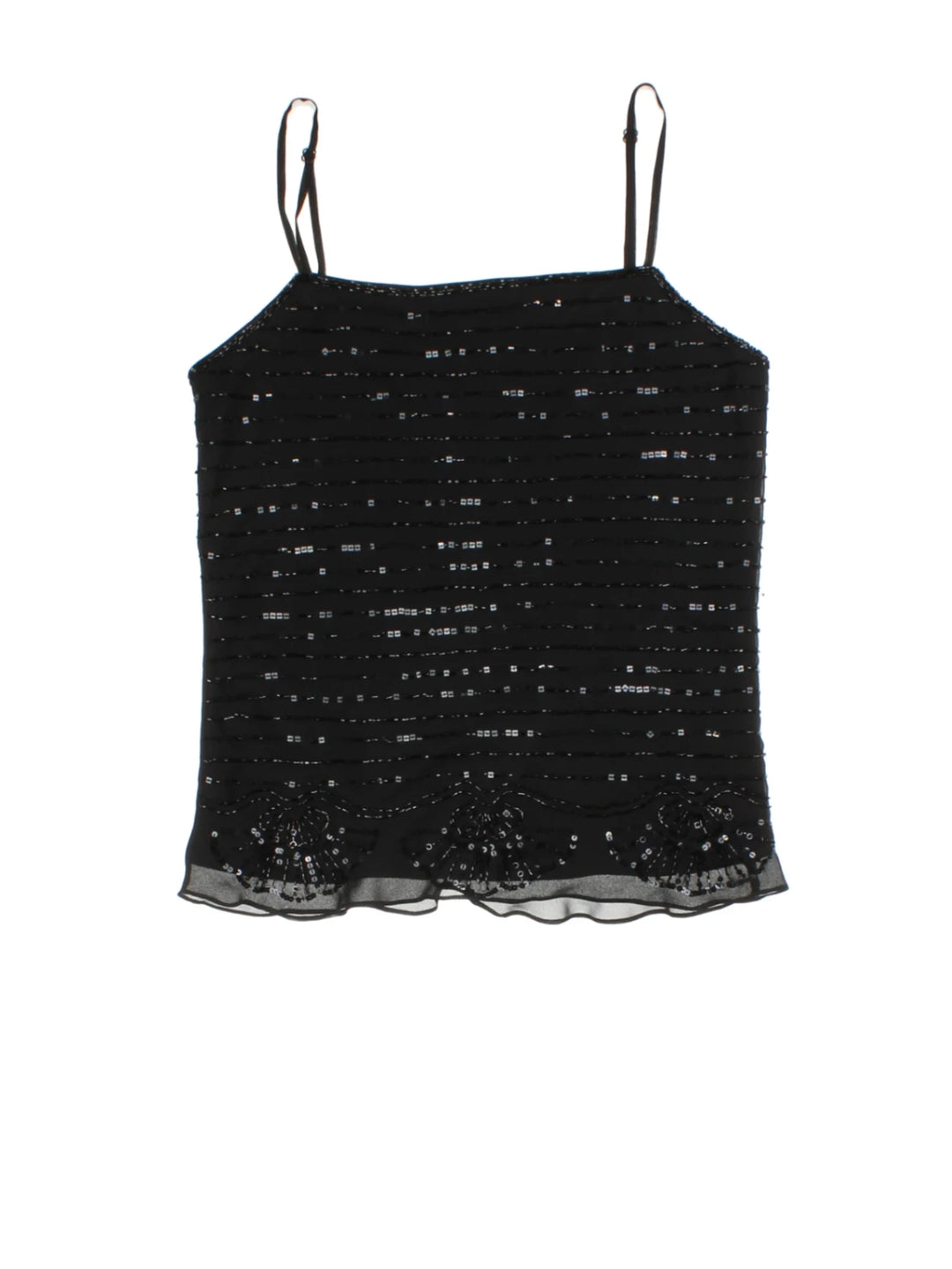 Y2K Sequin Cami Top (Size XS)