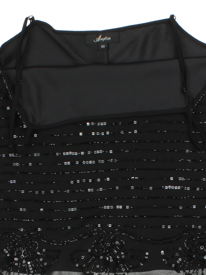 Y2K Sequin Cami Top (Size XS)