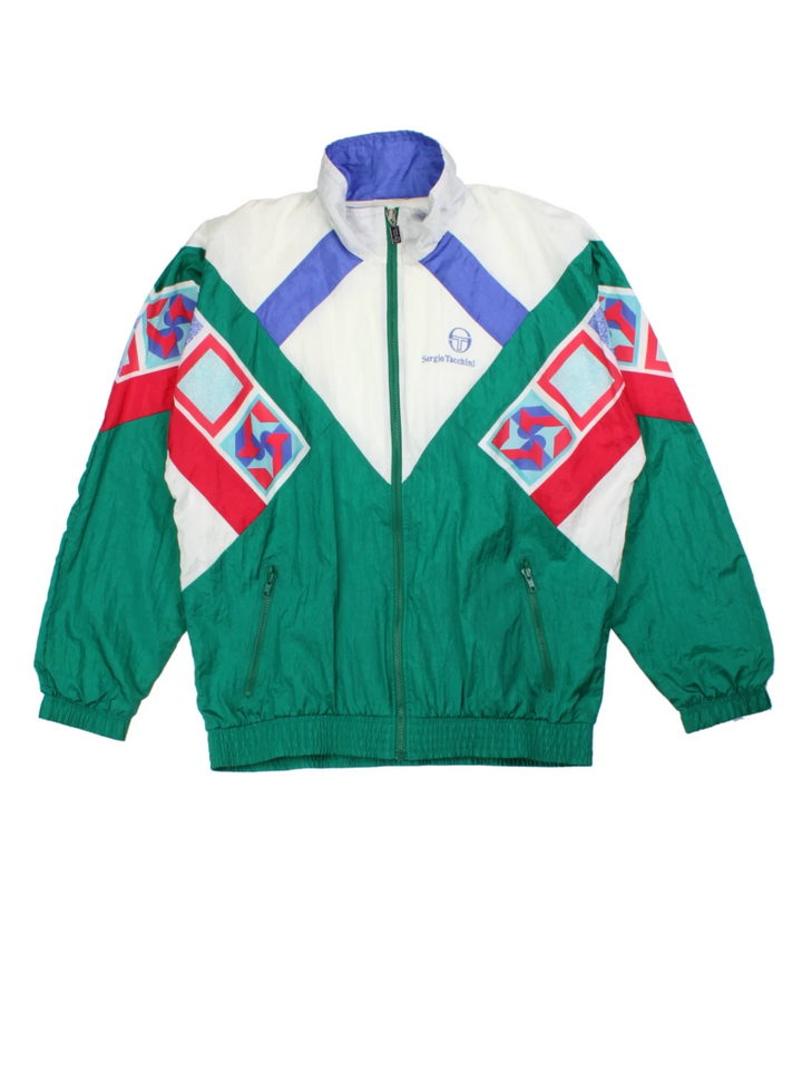 90's Sergio Tacchini Tracksuit Tops (Size L)