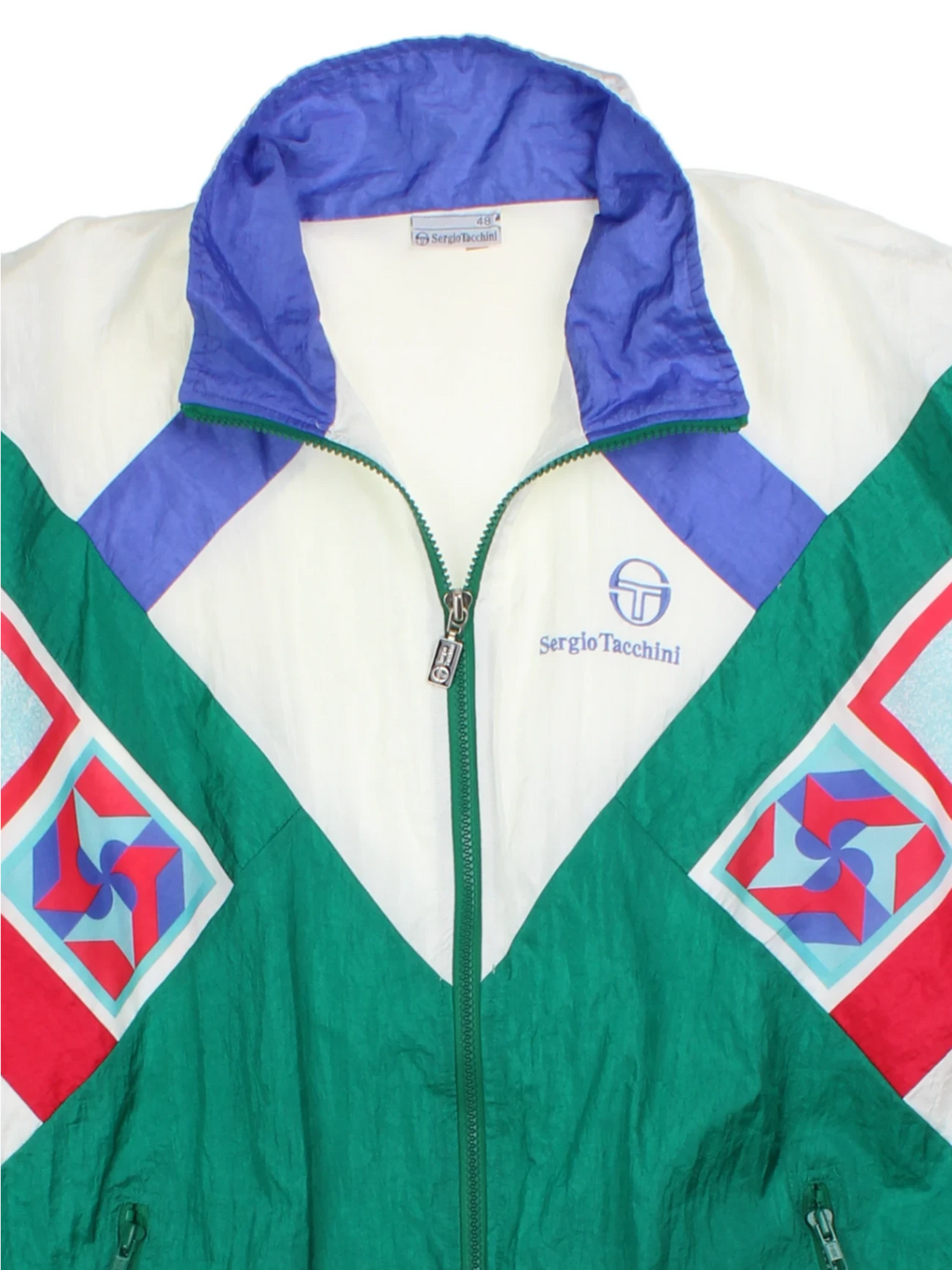 90's Sergio Tacchini Tracksuit Tops (Size L)