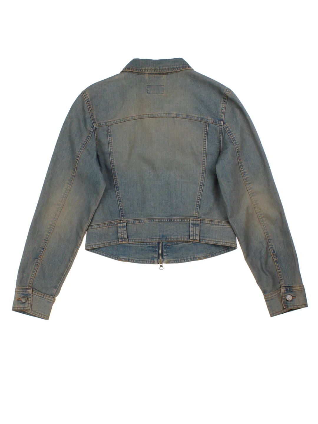 Y2K Buffalo Denim Jacket (Size XS)