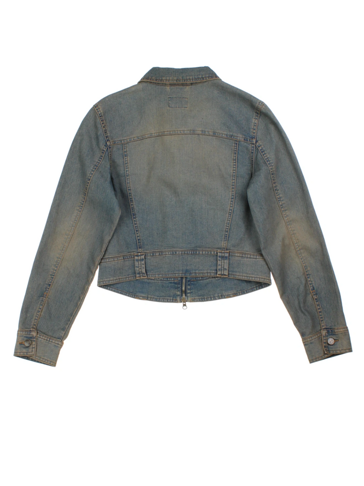 Y2K Buffalo Denim Jacket (Size XS)