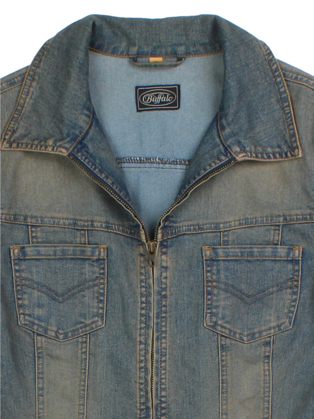 Y2K Buffalo Denim Jacket (Size XS)