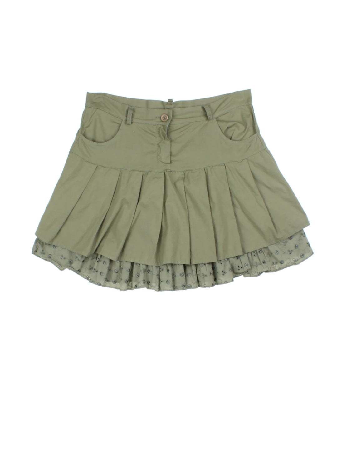 Y2K Pleated Skirt (Size M)