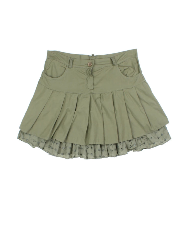 Y2K Pleated Skirt (Size M)