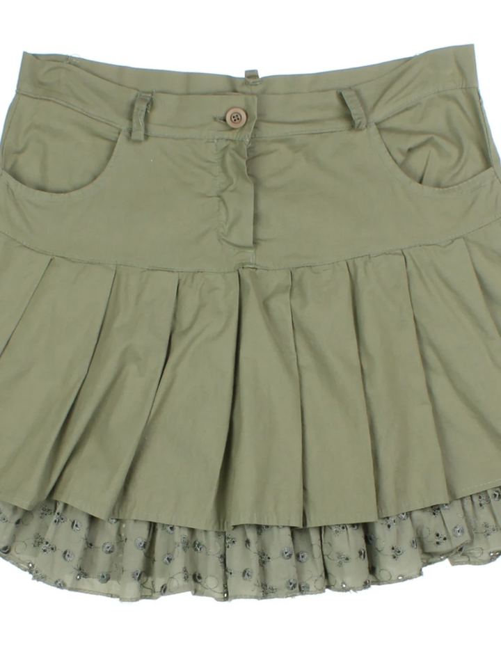 Y2K Pleated Skirt (Size M)