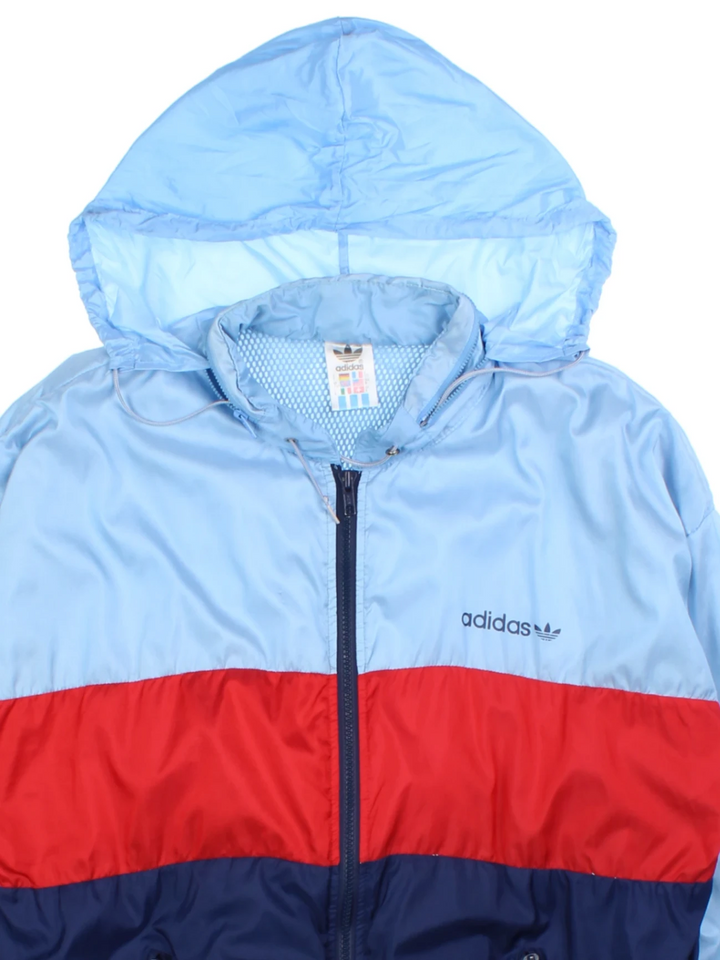 80's Adidas Colour Block Jacket (Size M)
