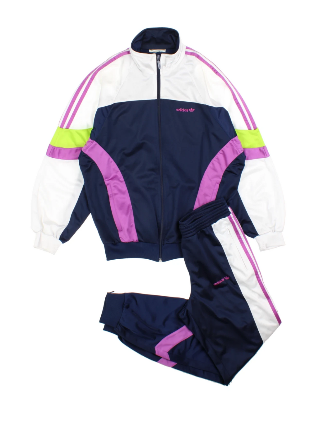 90's Adidas Colour block Tracksuit (Size M)