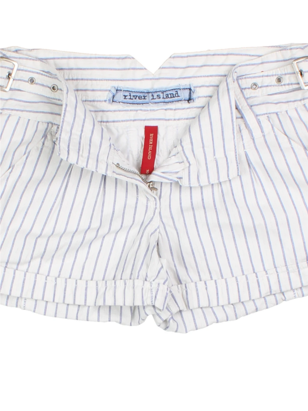 Y2K Striped Shorts (Size XL)
