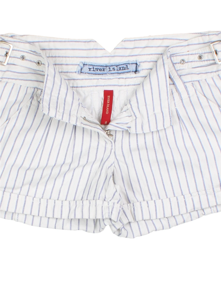 Y2K Striped Shorts (Size XL)