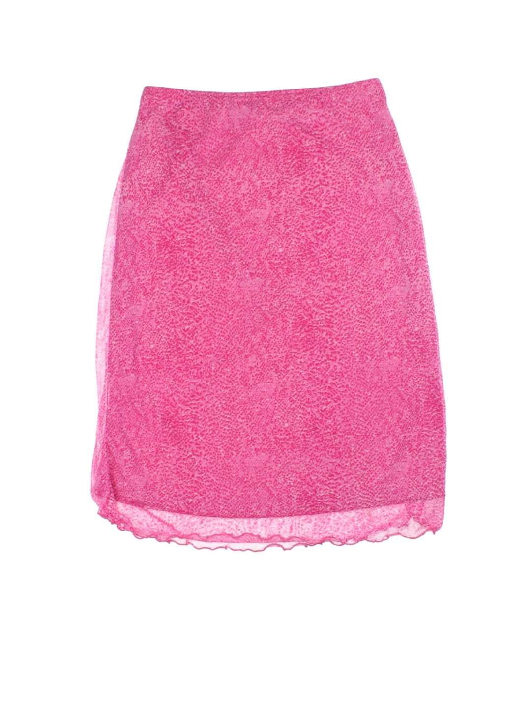 Y2K Mesh Layered Midi Skirt (Size M)