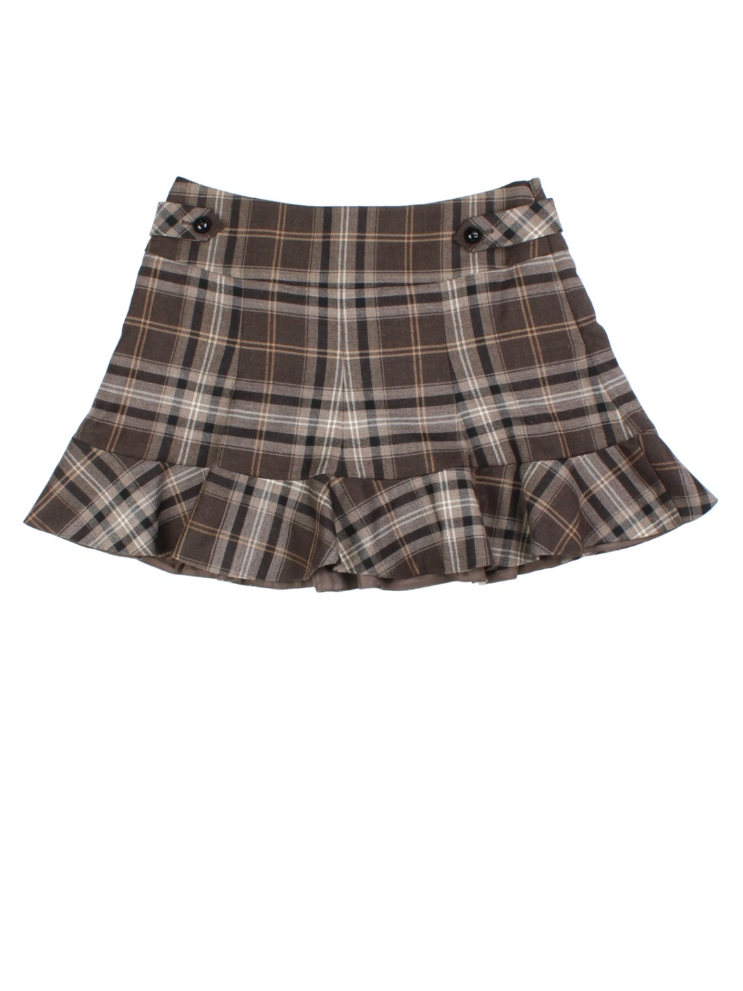 Y2K Plaid Skirt (Size XXL)