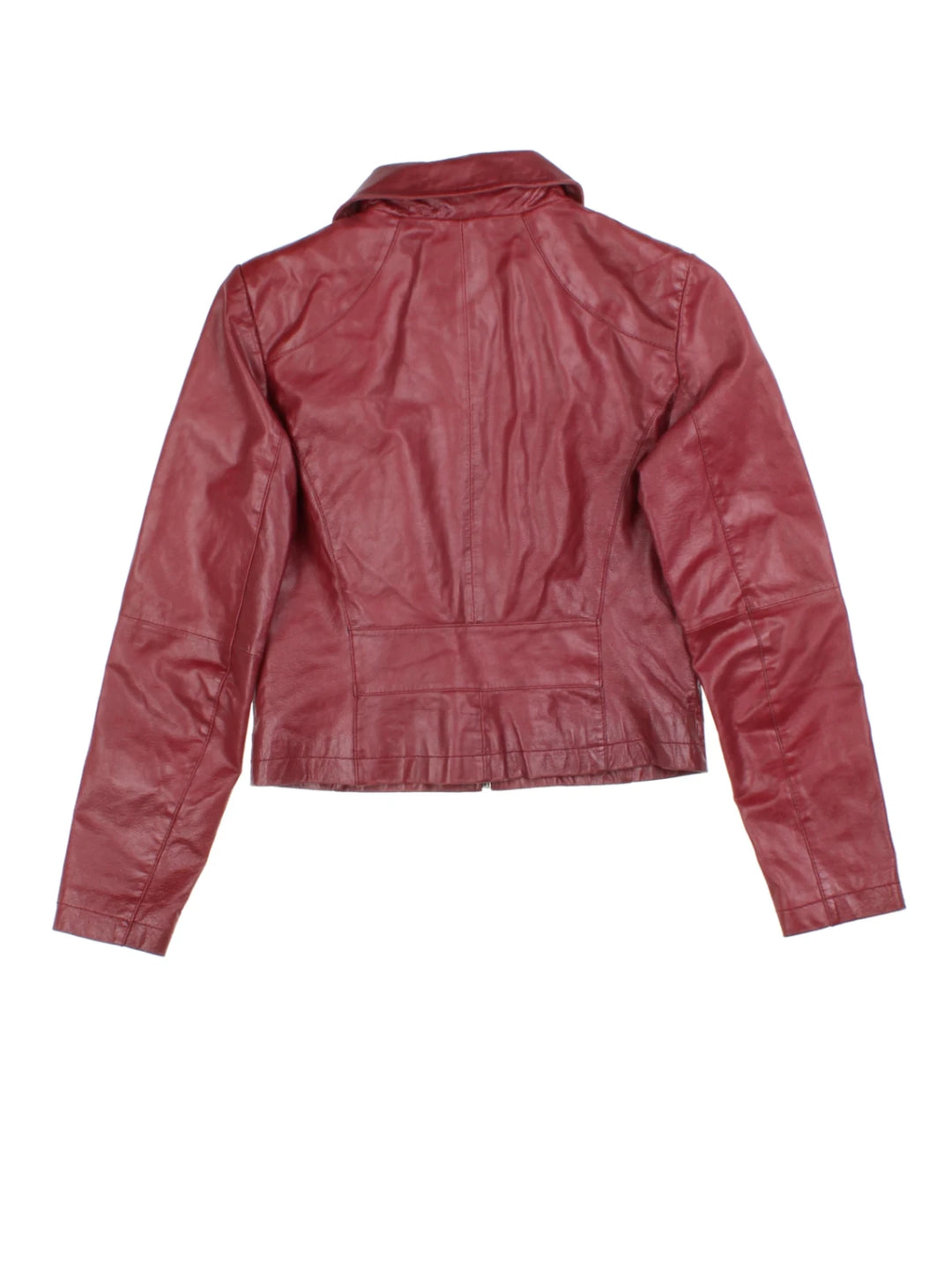 Y2K Leather Jacket (Size XXS)