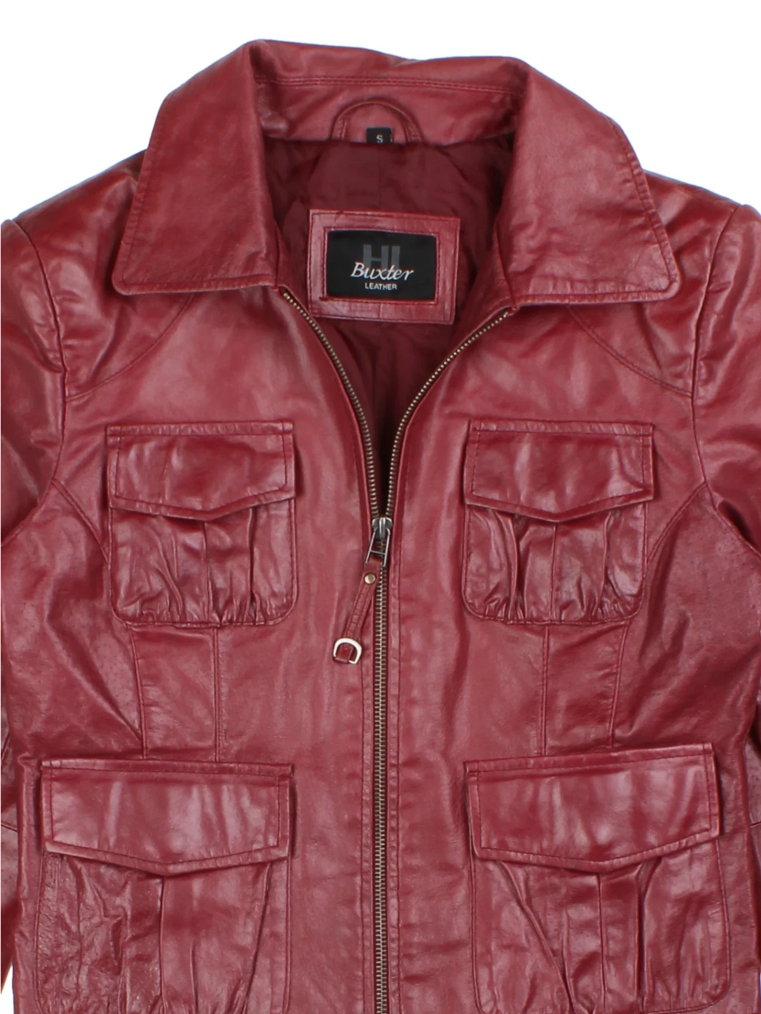 Y2K Leather Jacket (Size XXS)
